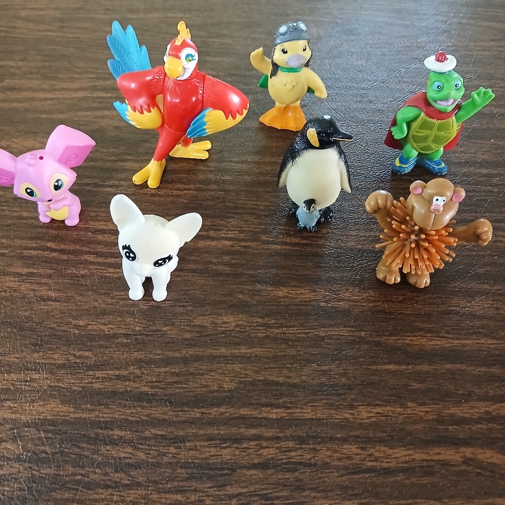 Colorful Animal Figurine Set